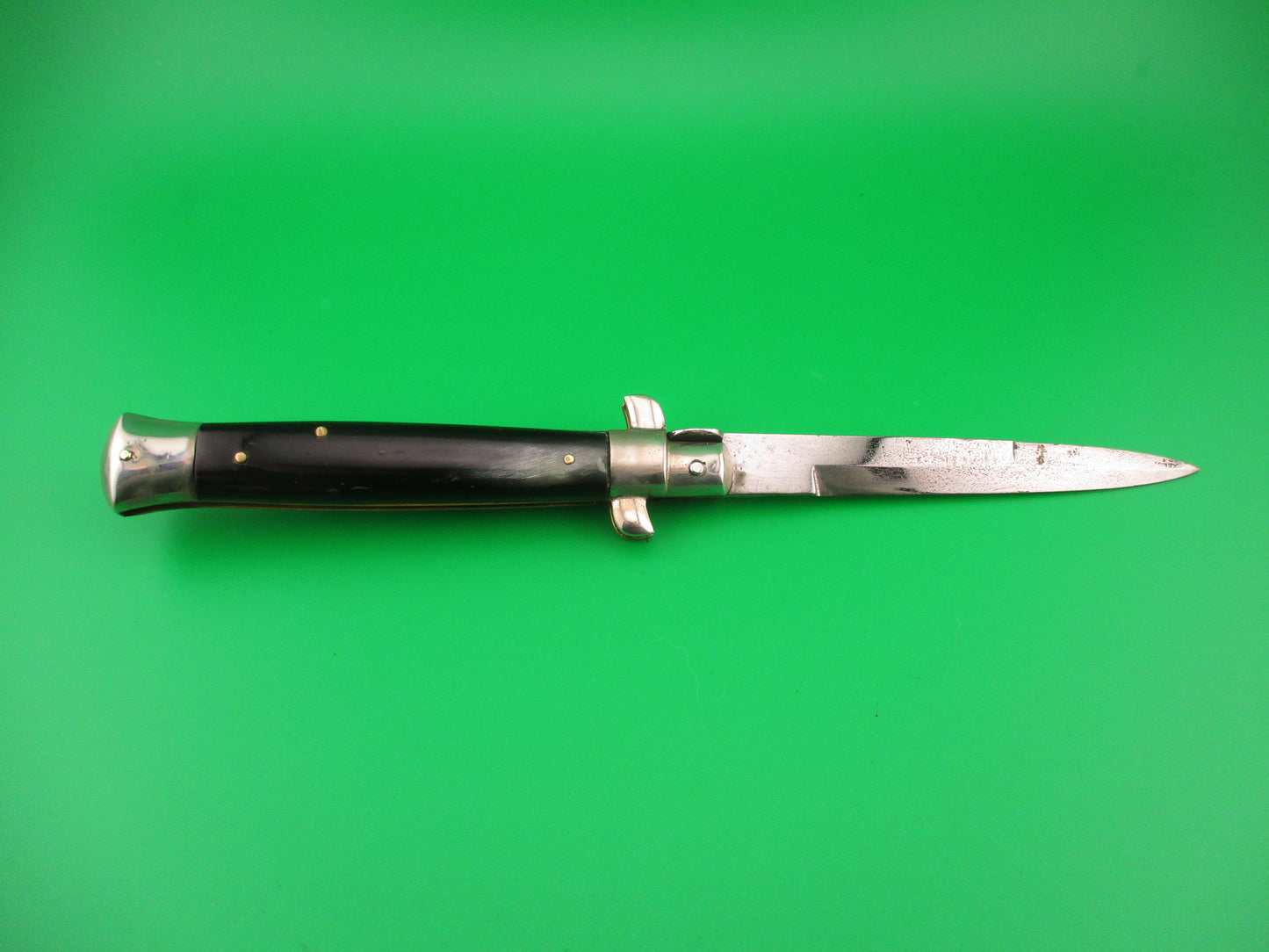 ROMO ITALY 23cm Italian Picklock 1950s vintage Bayonet Horn automatic knife