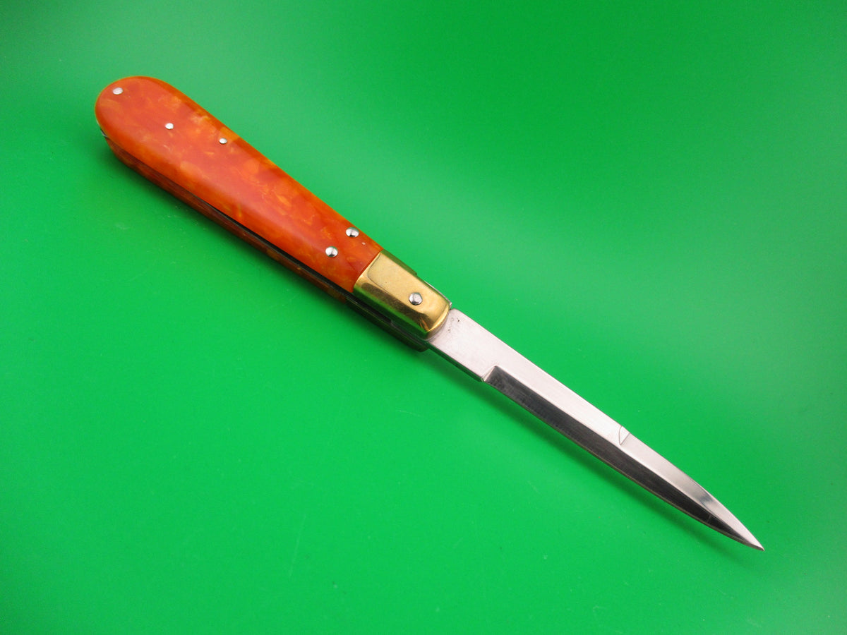 Italy 22cm Italian Swivel bolster Customized "Orange Madness" automatic knife Slo Joe