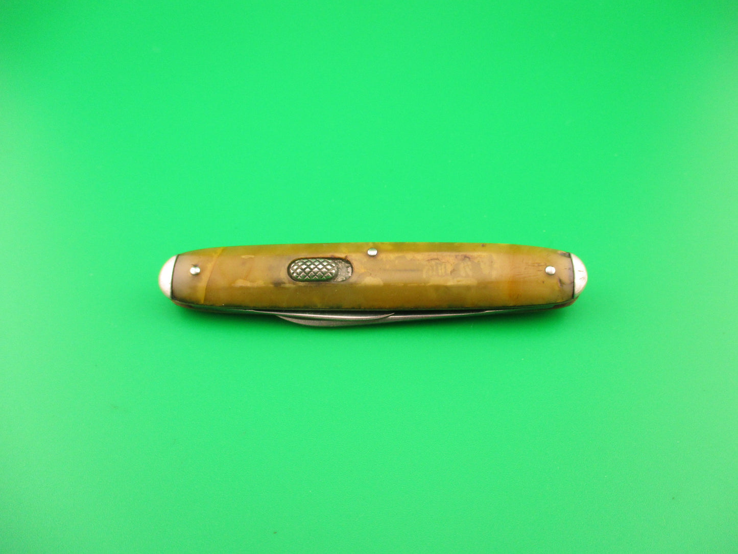 Flylock Hickey Pipe & Supply Co double vintage 1920s Automatic knife w tip bolsters