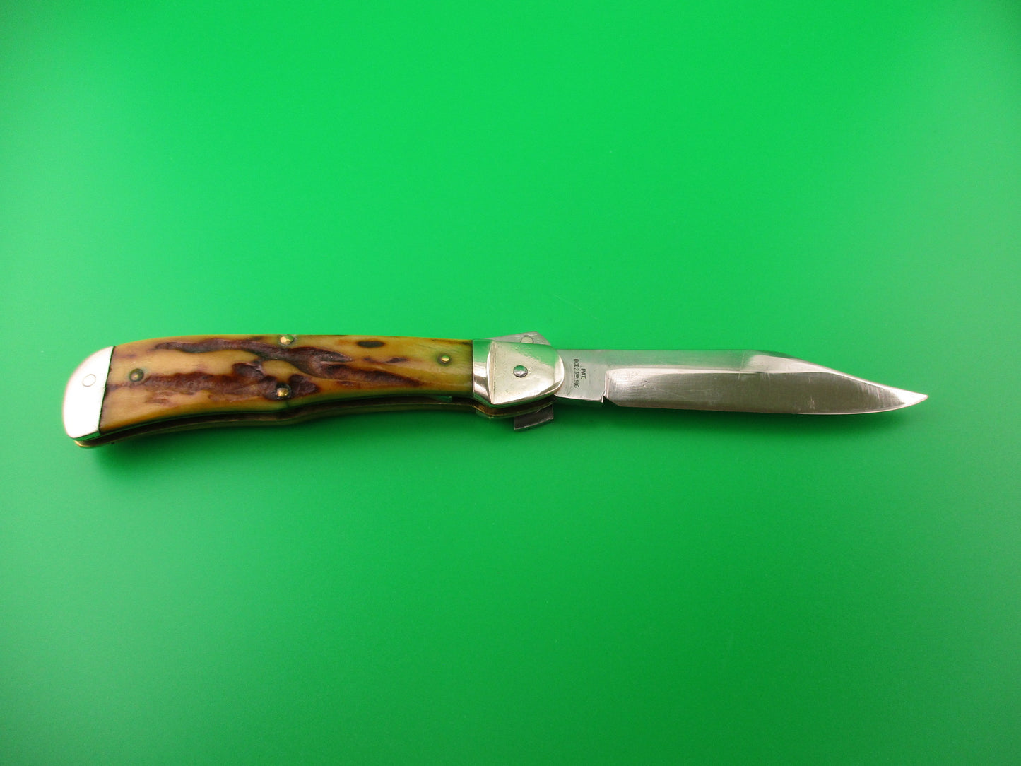 JAEGER BROS MARINETTE, WIS Stag Vintage Automatic knife Aerial Knife Co