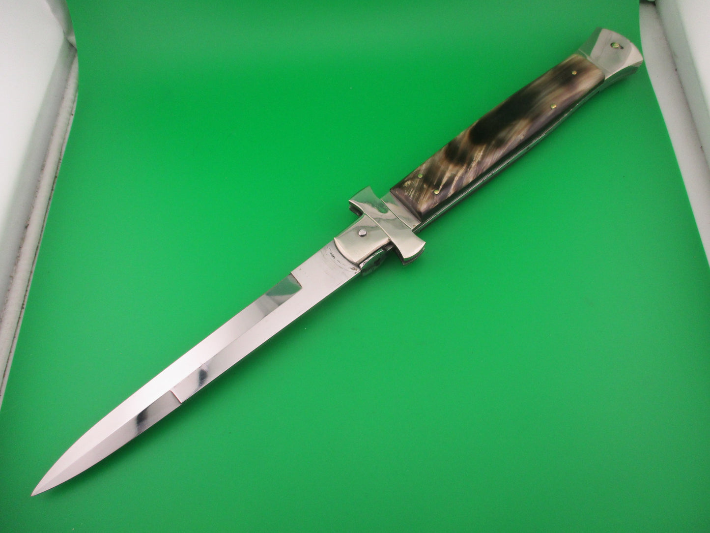 Renzo Pascotto DANUVIUS #1 40cm Italian Maltese Guard Picklock Shield button switchblade