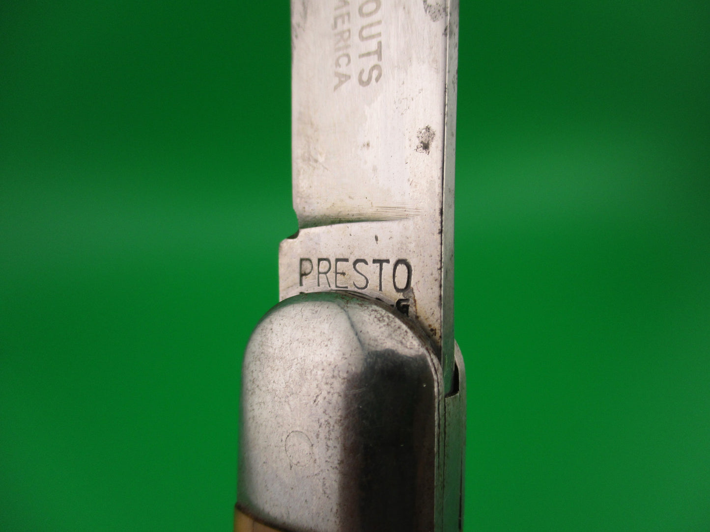 Vintage PRESTO BOY SCOUTS OF AMERICA automatic knife made 1940s