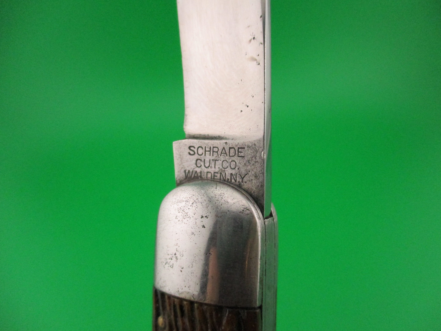 SCHRADE CUT CO M2 Bone WWII Paratrooper Military issue switchblade knife