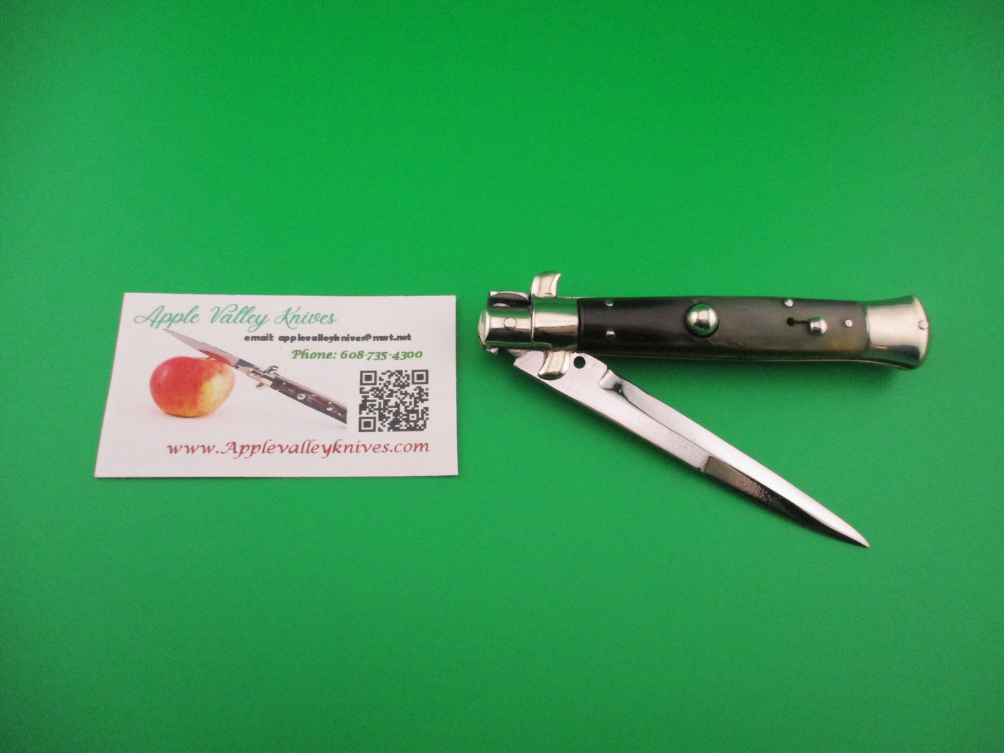 Sterile 23cm Italian Picklock Horn Bayonet Vintage 1950s automatic knife