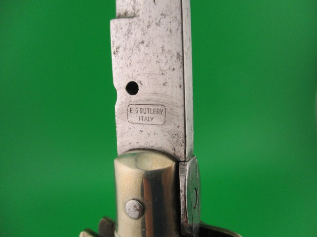 EIG Cutlery Italy 33cm Italian Picklock Stiletto 1950s vintage Needle point switchblade knife