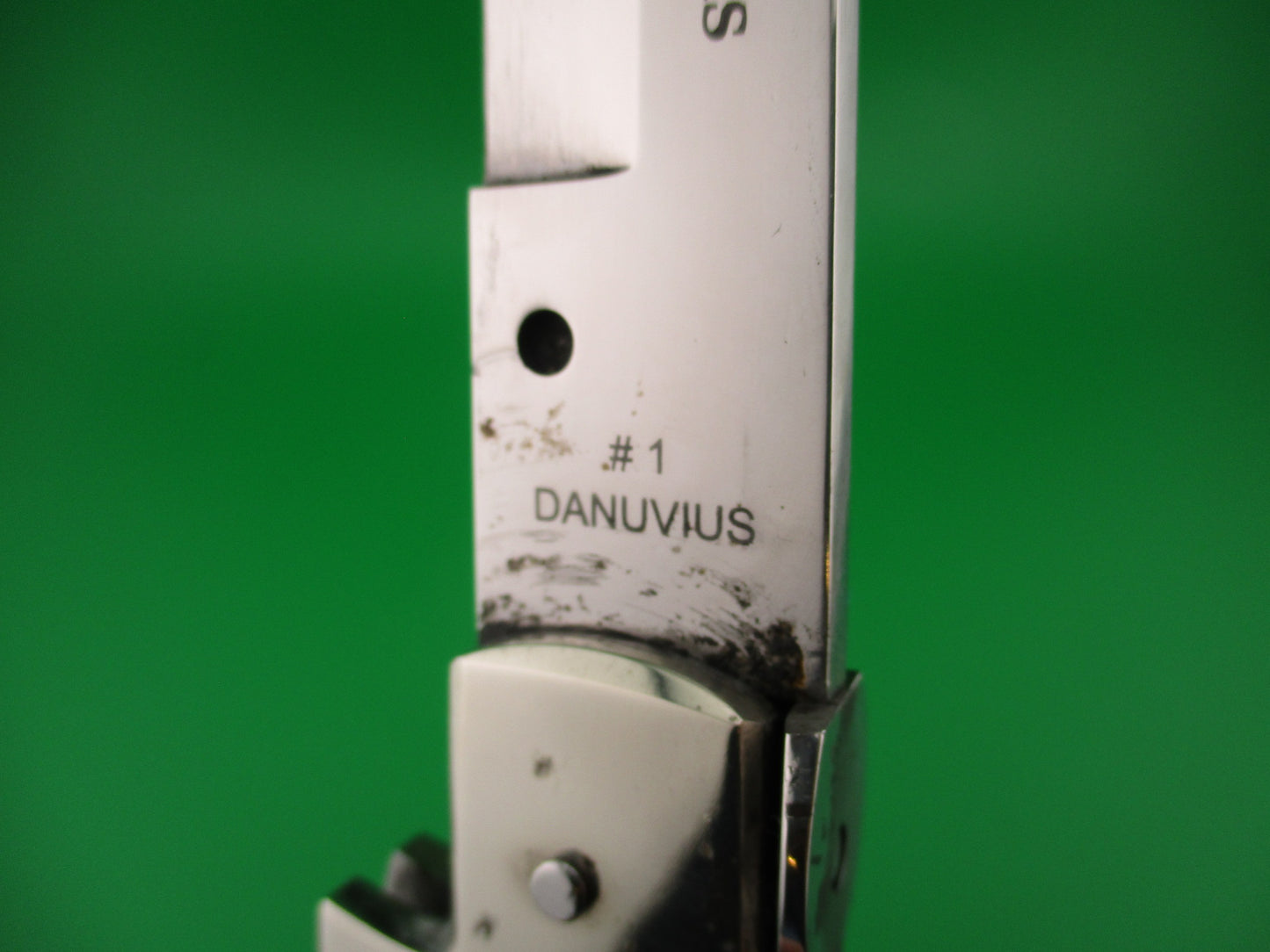 Renzo Pascotto DANUVIUS #1 40cm Italian Maltese Guard Picklock Shield button switchblade