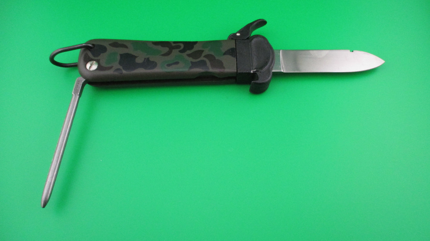 STAINLESS STEEL 22cm German Gravity knife Reproduction Camouflage knife