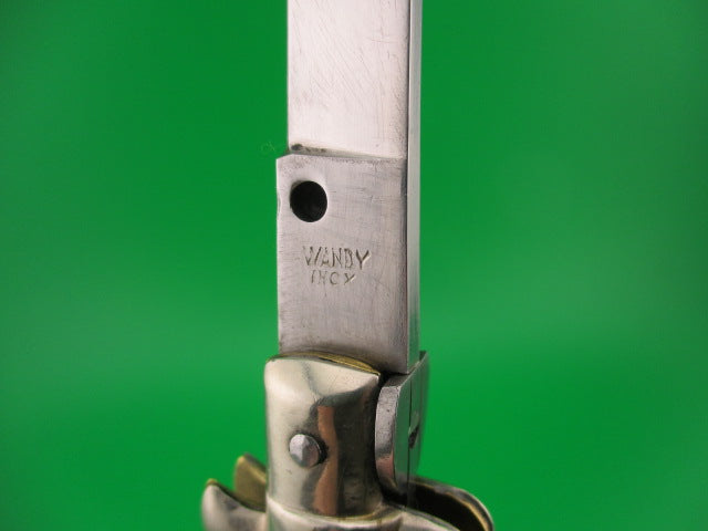 WANDY INOX 23cm Italian Stiletto Vintage swivel bolster switchblade knife