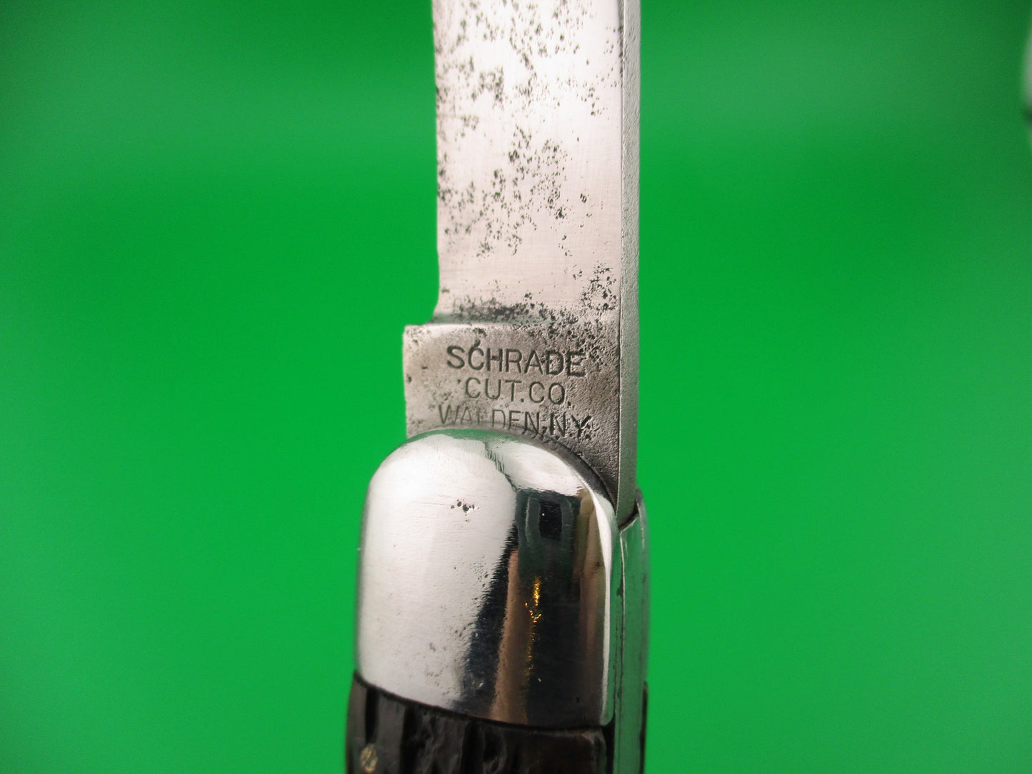 SCHRADE CUT CO M2 Bone WWII Paratrooper Military issue switchblade knife
