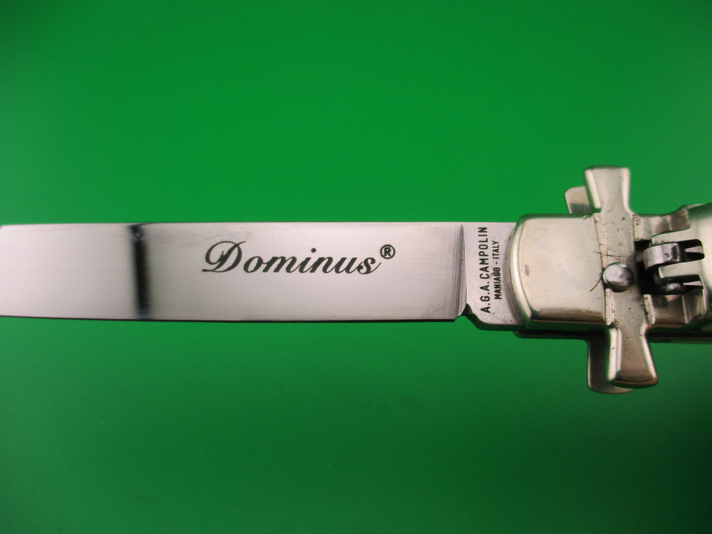 AGA CAMPOLIN Dominus 23cm Stag Lever automatic knife