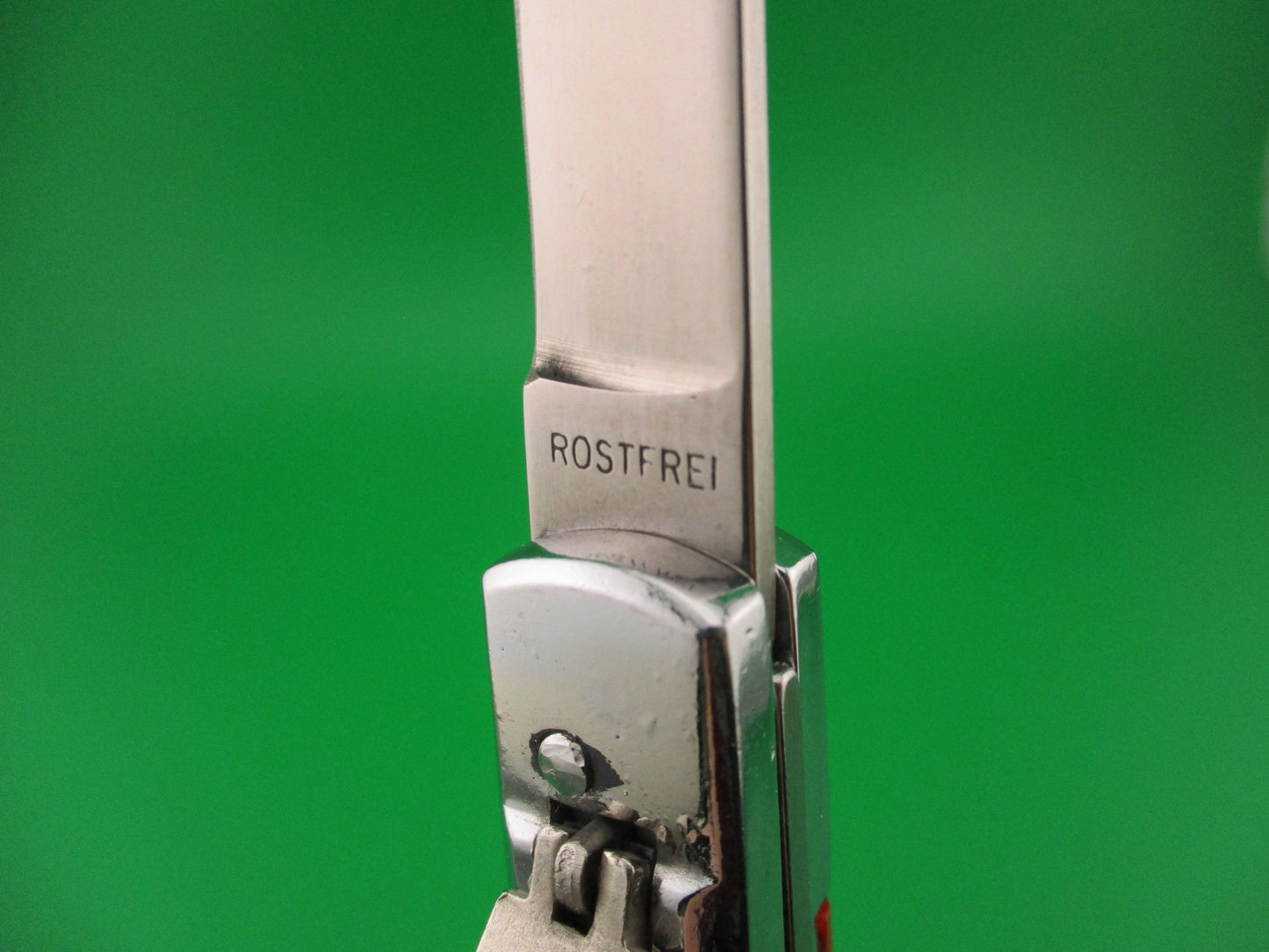 ROSTFREI Super-Stiletto 20cm Vintage Red Lever release automatic knife