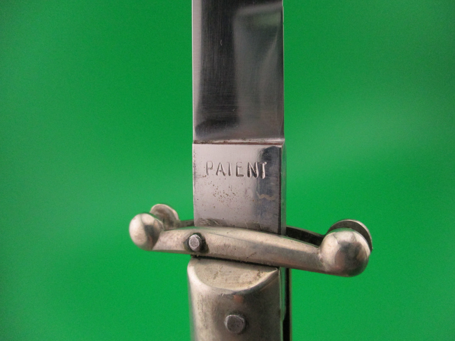 MADE IN ITALY INOXID 21cm Italian Pearlex Vintage Swing guard switchblade knife