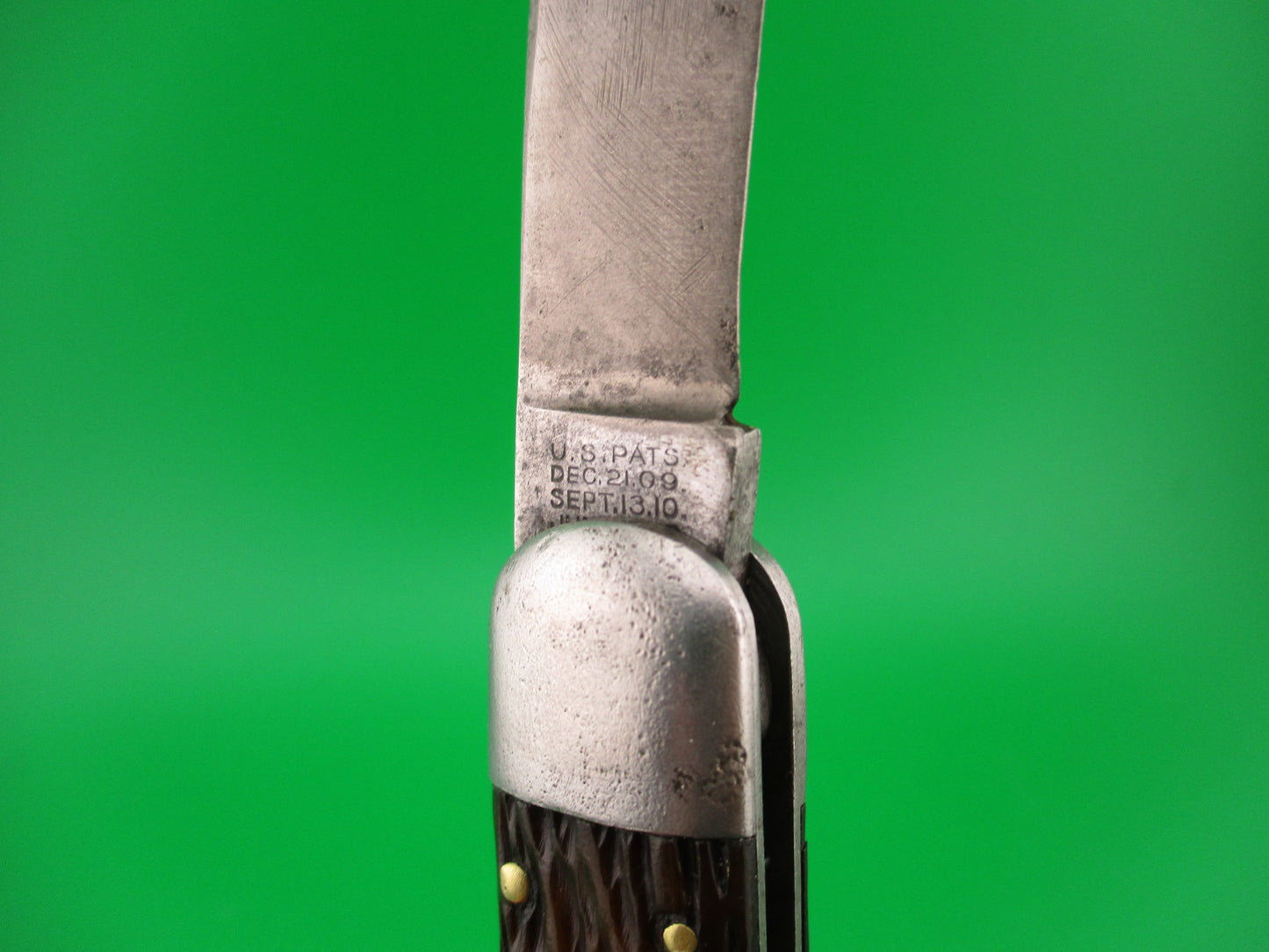 SCHRADE CUT CO M2 Bone WWII Paratrooper Military issue switchblade knife