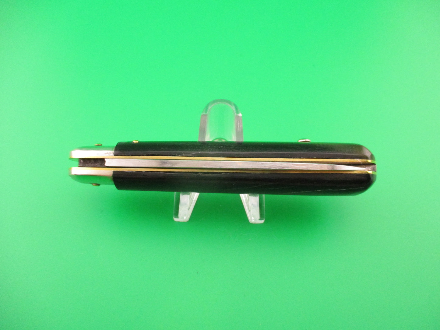 Rostfrei 20cm Italian Horn Cigar Slip joint 1970s vintage NOS switchblade jack knife