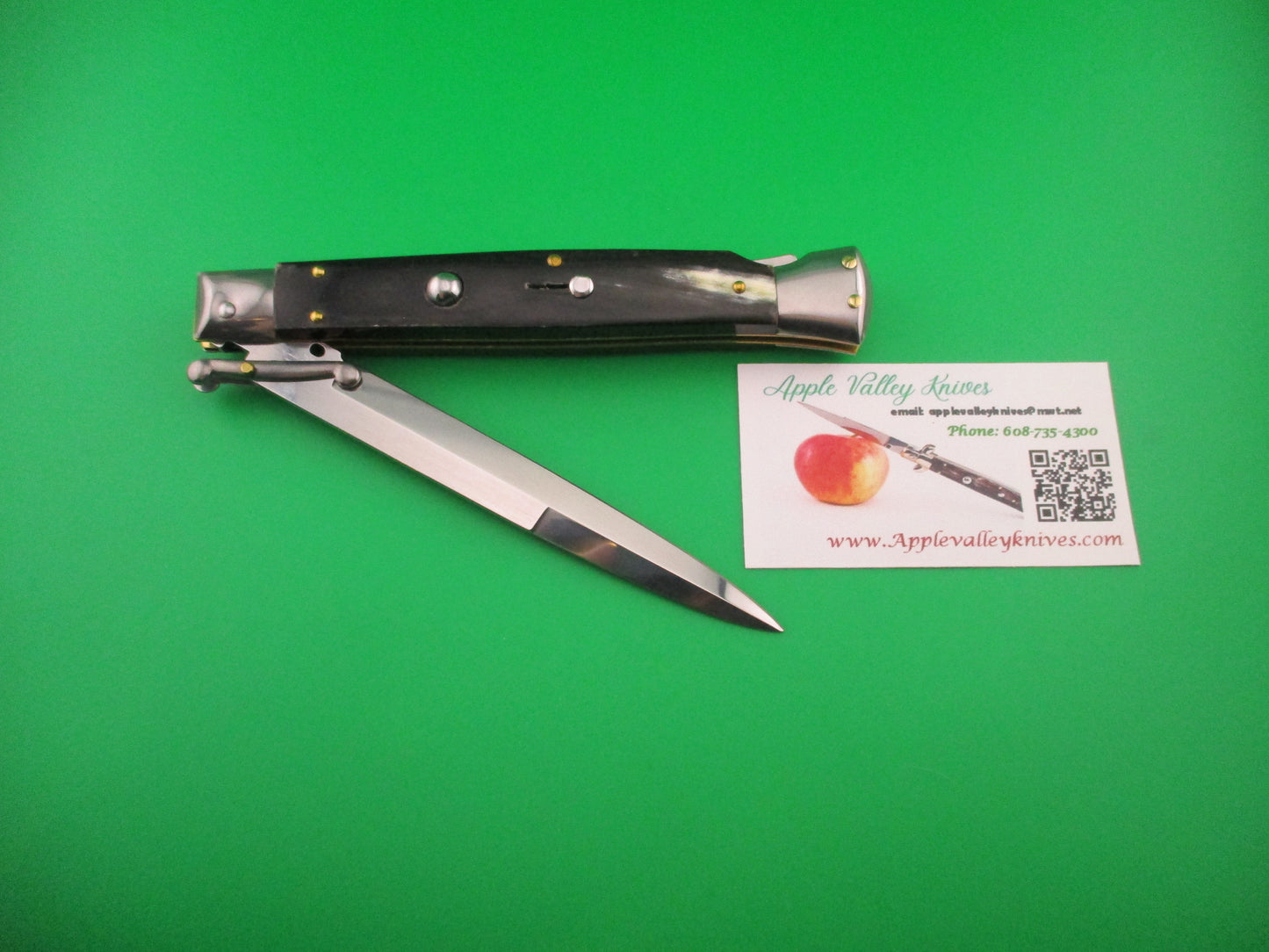 FRANK B ITALY 28cm Italian Swing Guard Brazilian horn automatic knife