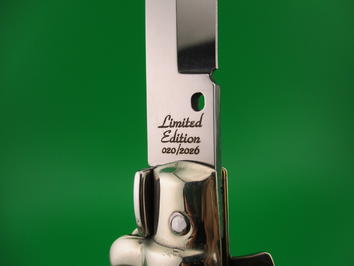Frank B Italy 28cm Italian Fantail Swivel bolster Light horn automatic knife