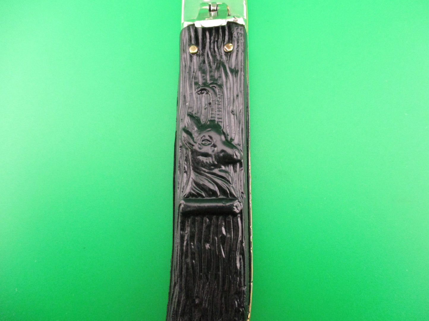IHER INOX SPAIN 20cm Spanish Lever Chamois Antelope automatic knife
