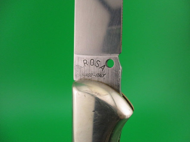 AROSA MANIAGO ITALY 24cm Italian DM Horn Lockback automatic knife