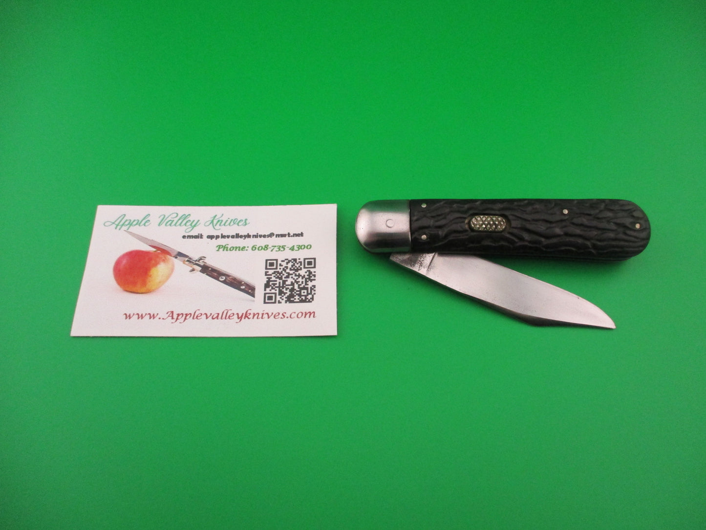FLYLOCK #12000 Scout Clip blade Antique Automatic knife made in USA