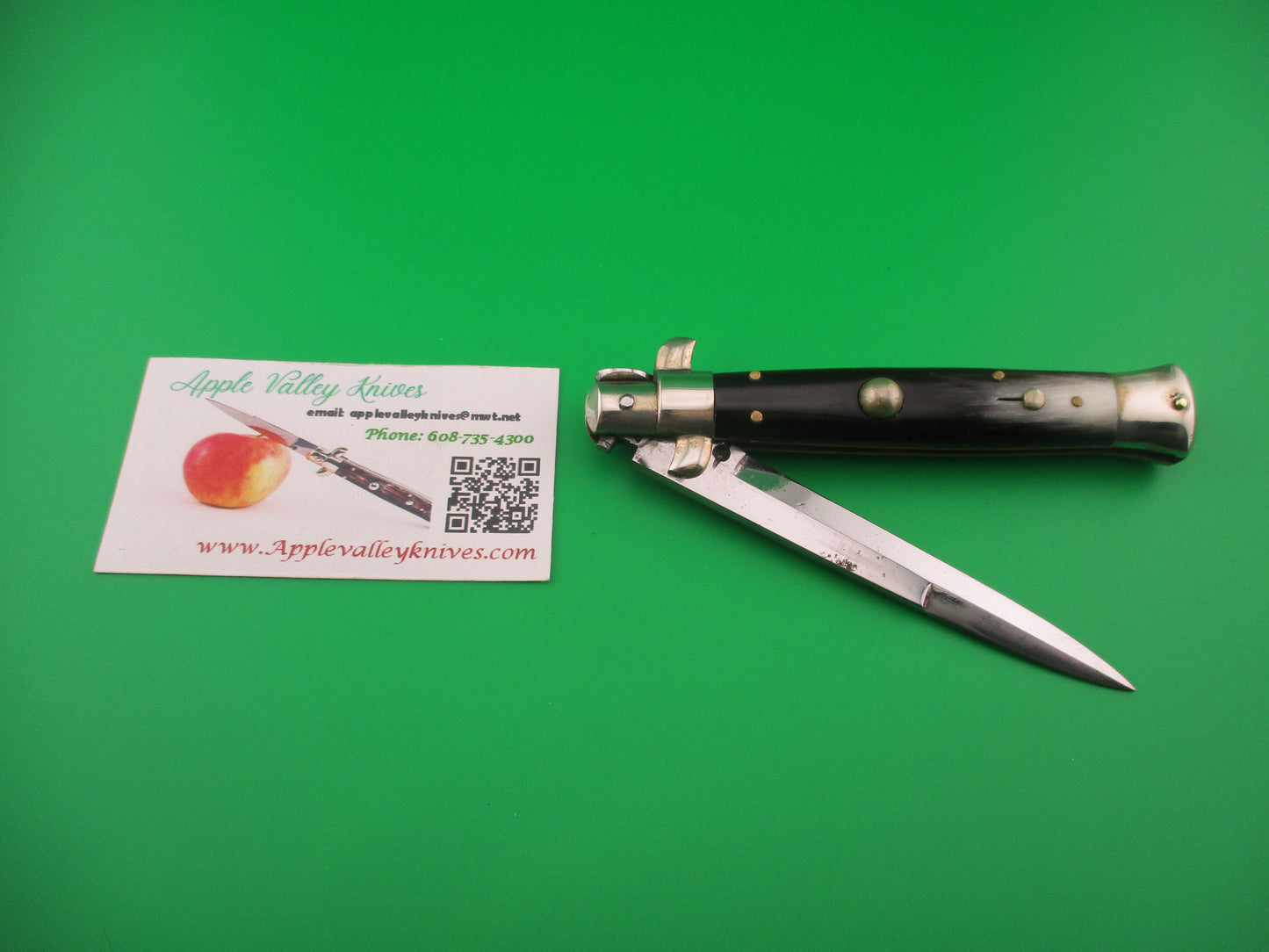 ROMO ITALY 23cm Italian Picklock 1950s vintage Bayonet Horn automatic knife