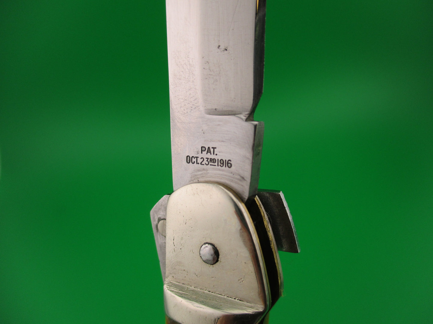 JAEGER BROS MARINETTE, WIS Stag Vintage Automatic knife Aerial Knife Co