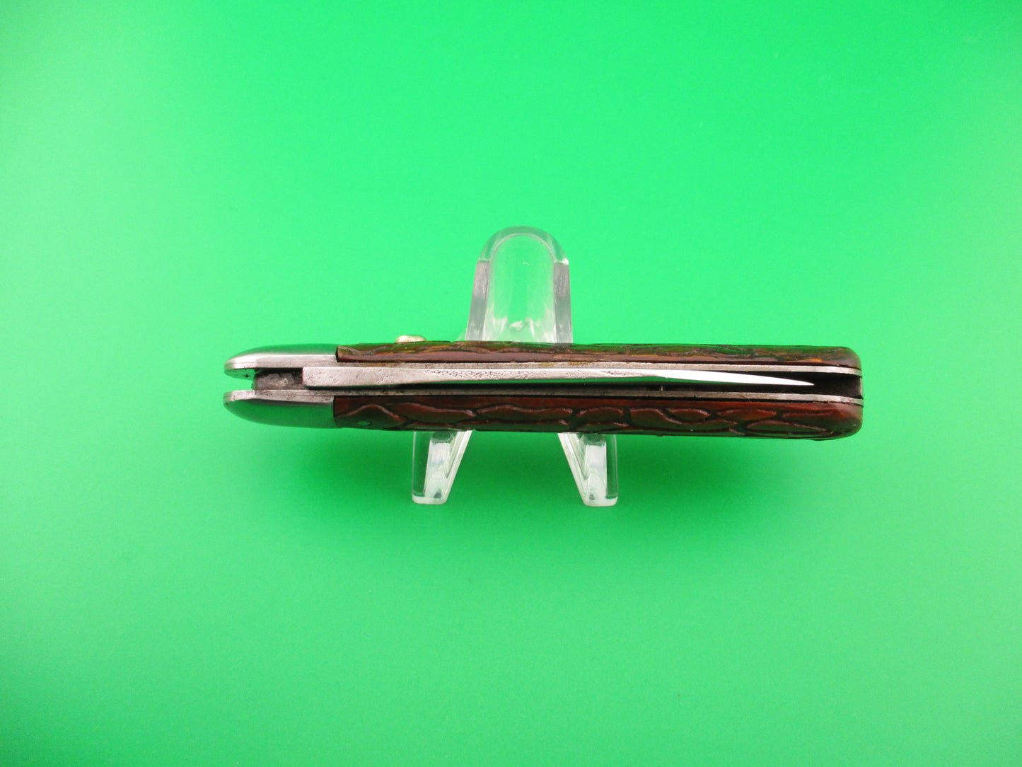 PRESTO Scout Brain Wormgroove model 1000 Vintage 1940s automatic knife