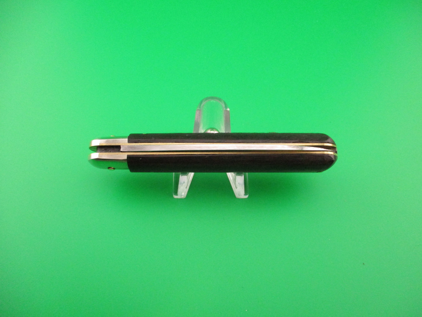 Rostfrei 20cm Italian Ebony Cigar Slip joint 1970s vintage NOS switchblade jack knife