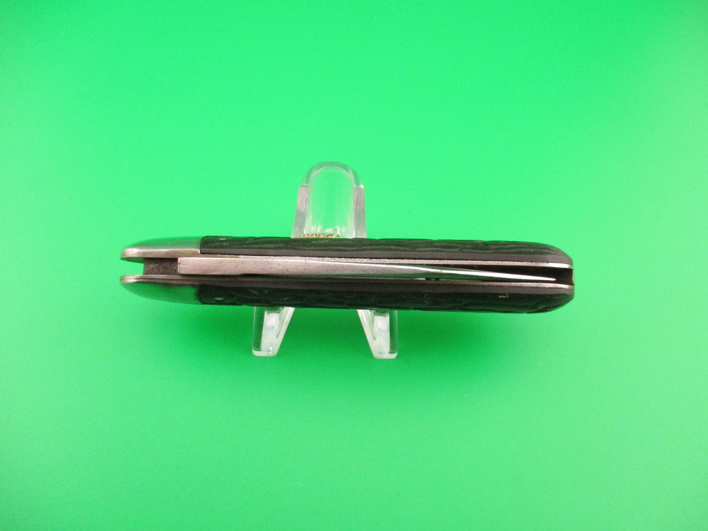 FLYLOCK #12000 Scout Clip blade Antique Automatic knife made in USA