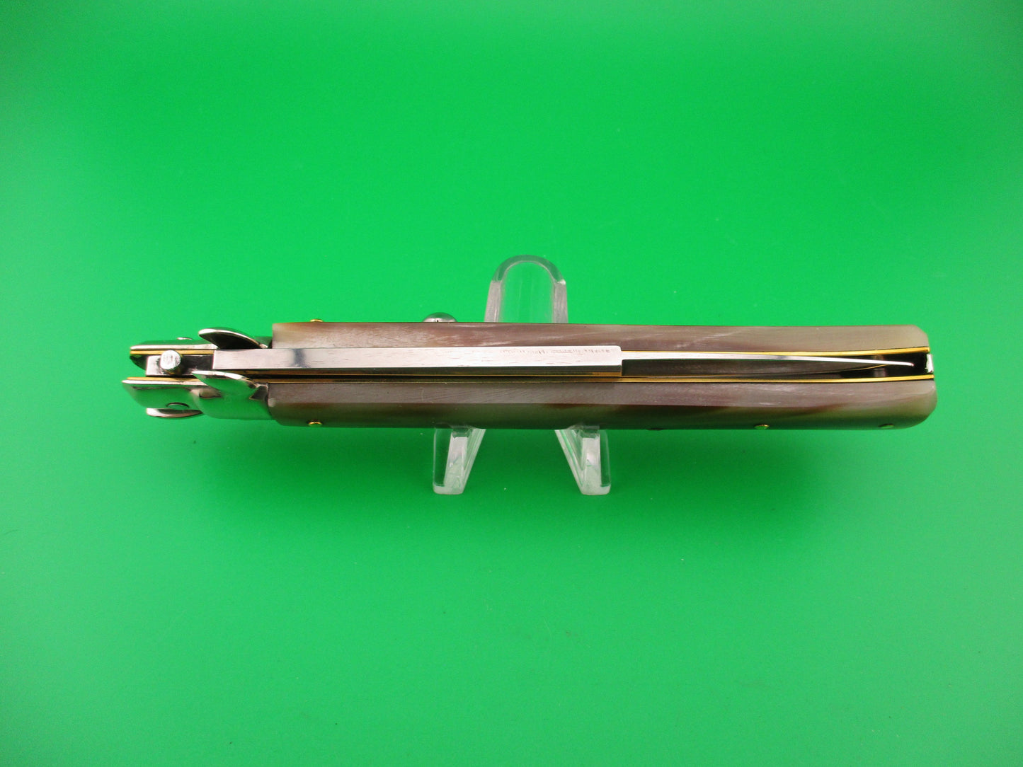 Frank B Italy 28cm Italian Fantail Swivel bolster Light horn automatic knife