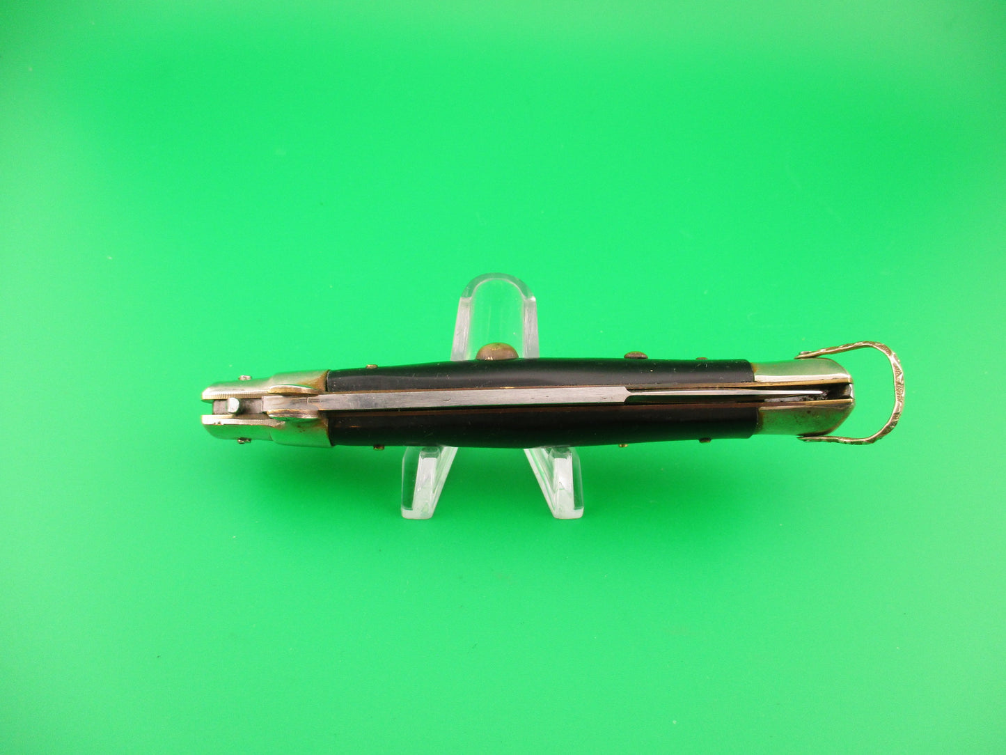 STAINLESS STEEL 23cm Japanese Picklock Vintage Black automatic knife