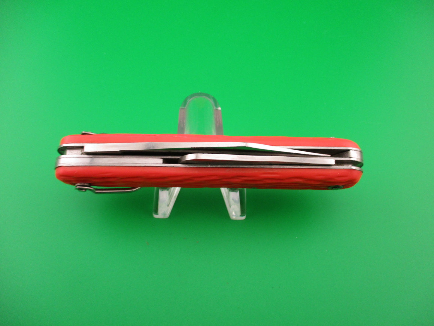 Schrade Walden MC1 Orange military paratrooper switchblade knife used by NASA