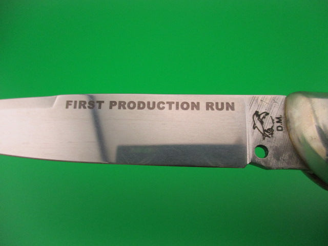 AROSA MANIAGO ITALY 24cm Italian DM Horn Lockback automatic knife