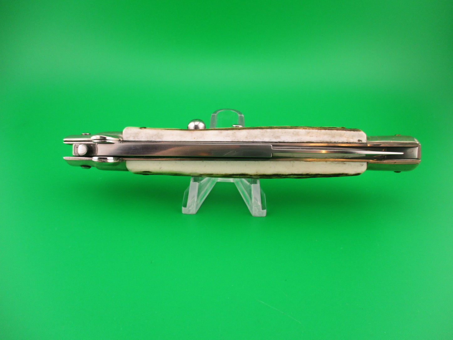 Walts LATAMA (Cat) 28cm Italian stiletto Bayonet Blade Stag switchblade knife