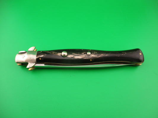AROSA MANIAGO ITALY DM 33cm Italian Picklock Wasp body Black & white Horn automatic