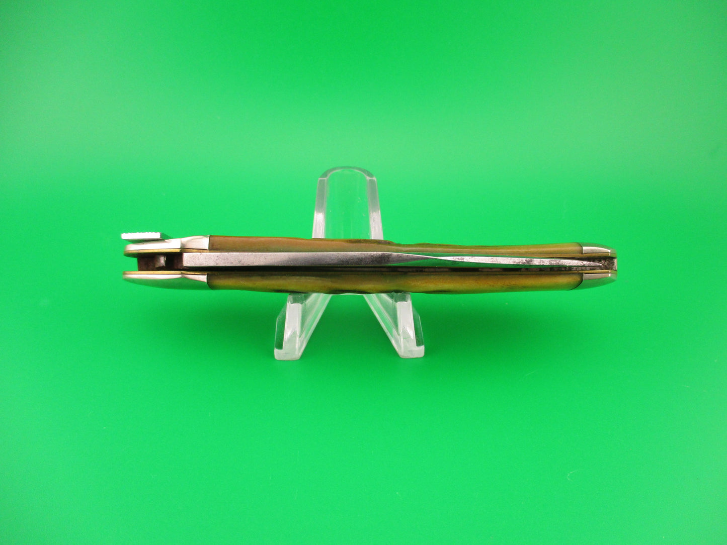 Aerial AC MFG Co Marinette, WIS Stag Lever K112 switchblade knife