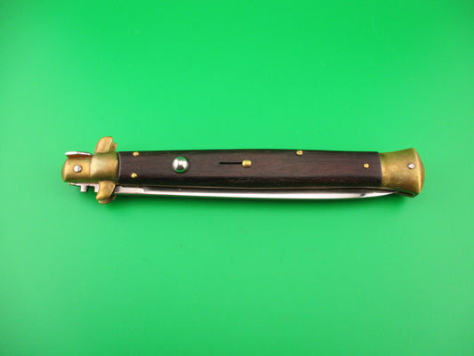 Stiletto Vintage Swivel bolster vintage automatic knife Wood & brass