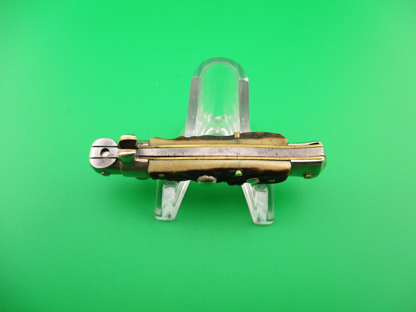 INOXID 12cm Italian Picklock Vintage 1950s Stag automatic knife