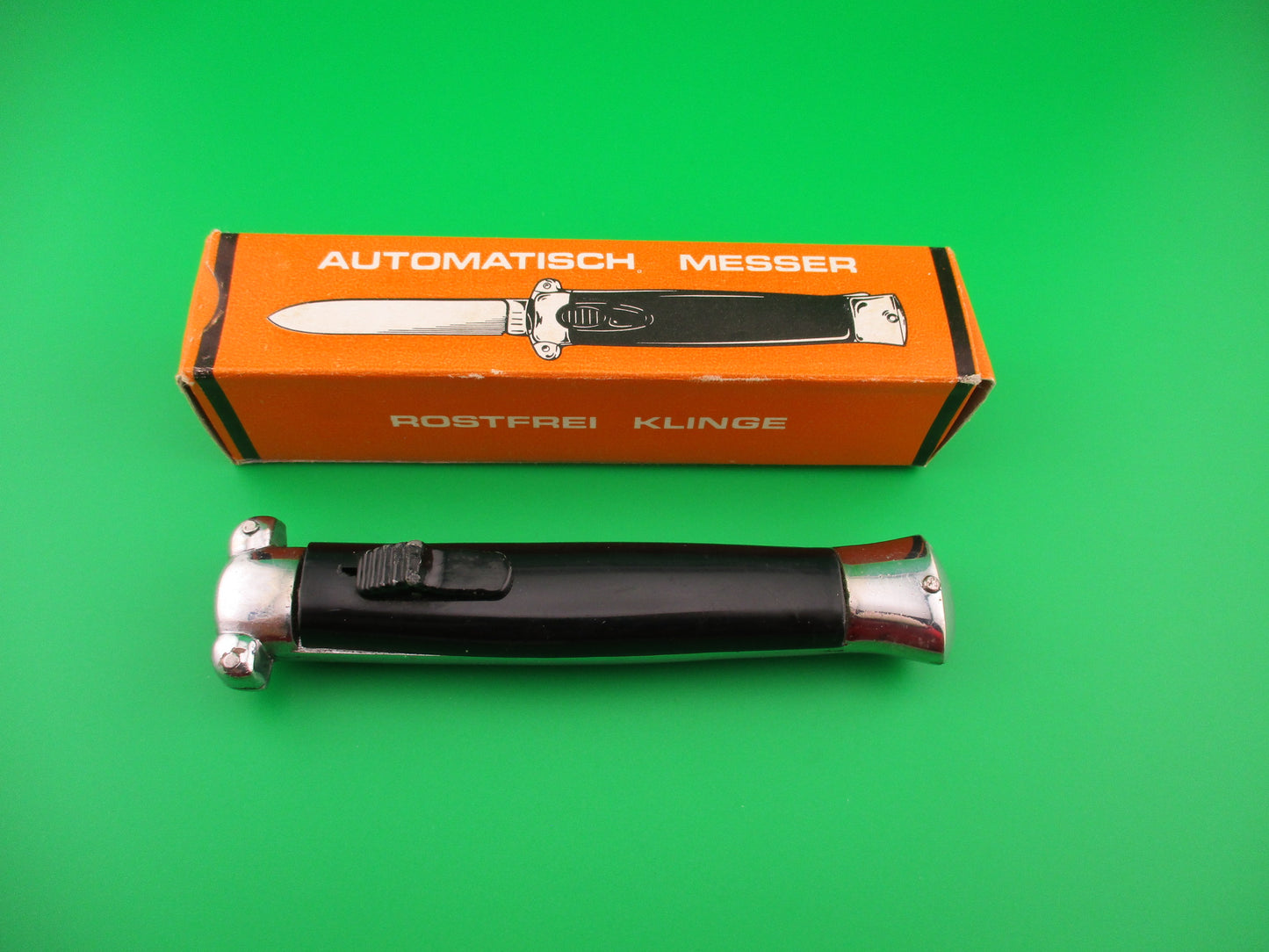 z PATENT ROSTFREI 21cm C JUL HERBERTZ OTF DA automatic knife in box