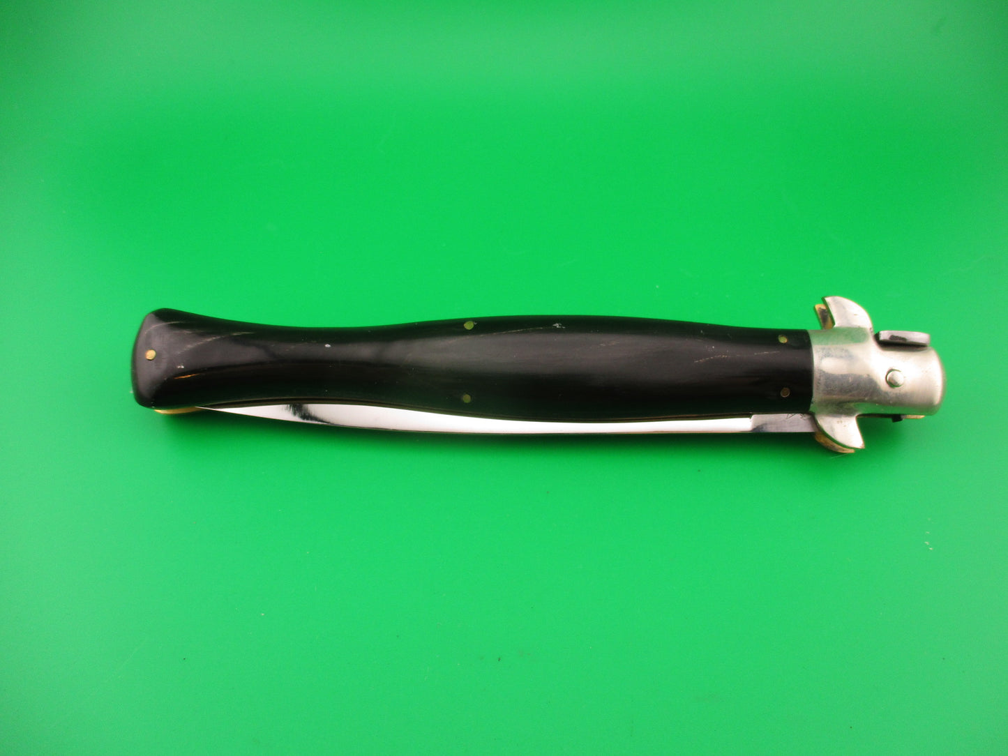 AROSA MANIAGO ITALY DM 33cm Italian Picklock Wasp body Black & white Horn automatic