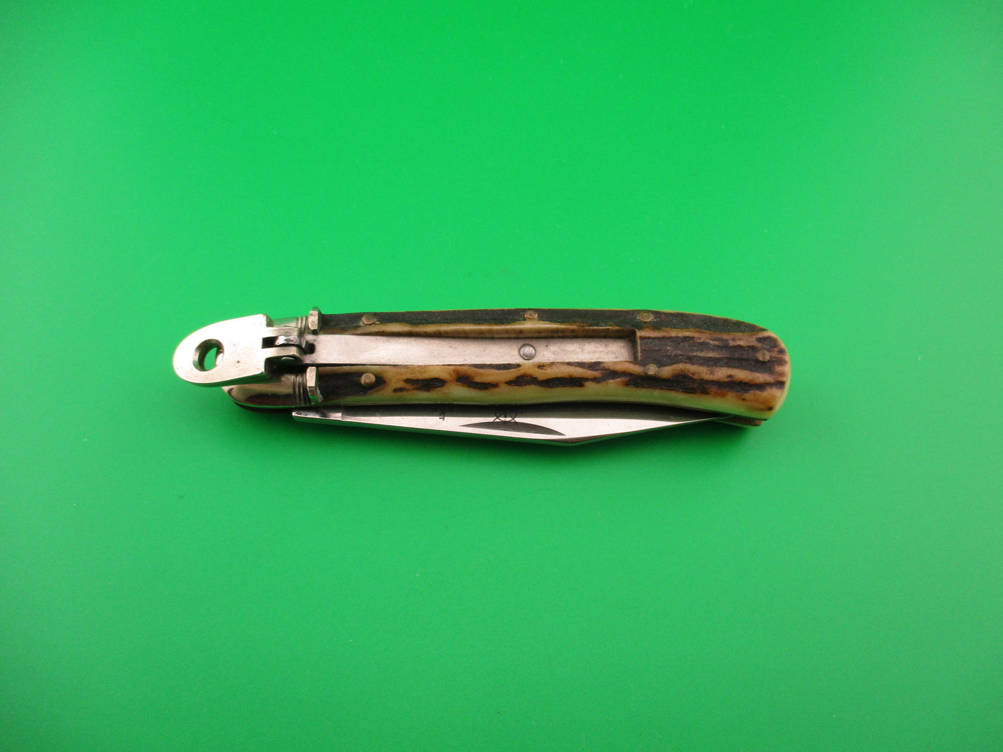 Hubertus 10cm German Lever Bare head (shadow) Stag automatic knife