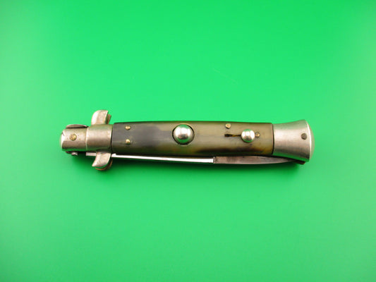 Latama ITALY 20cm Italian Picklock 1950 vintage automatic knife light horn