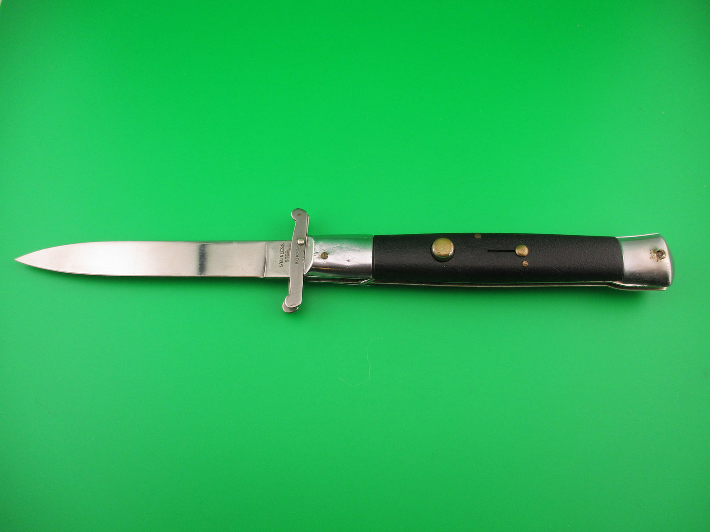STAINLESS STEEL KOREA 26cm Korean Rizzuto Vintage clone swing guard automatic knife