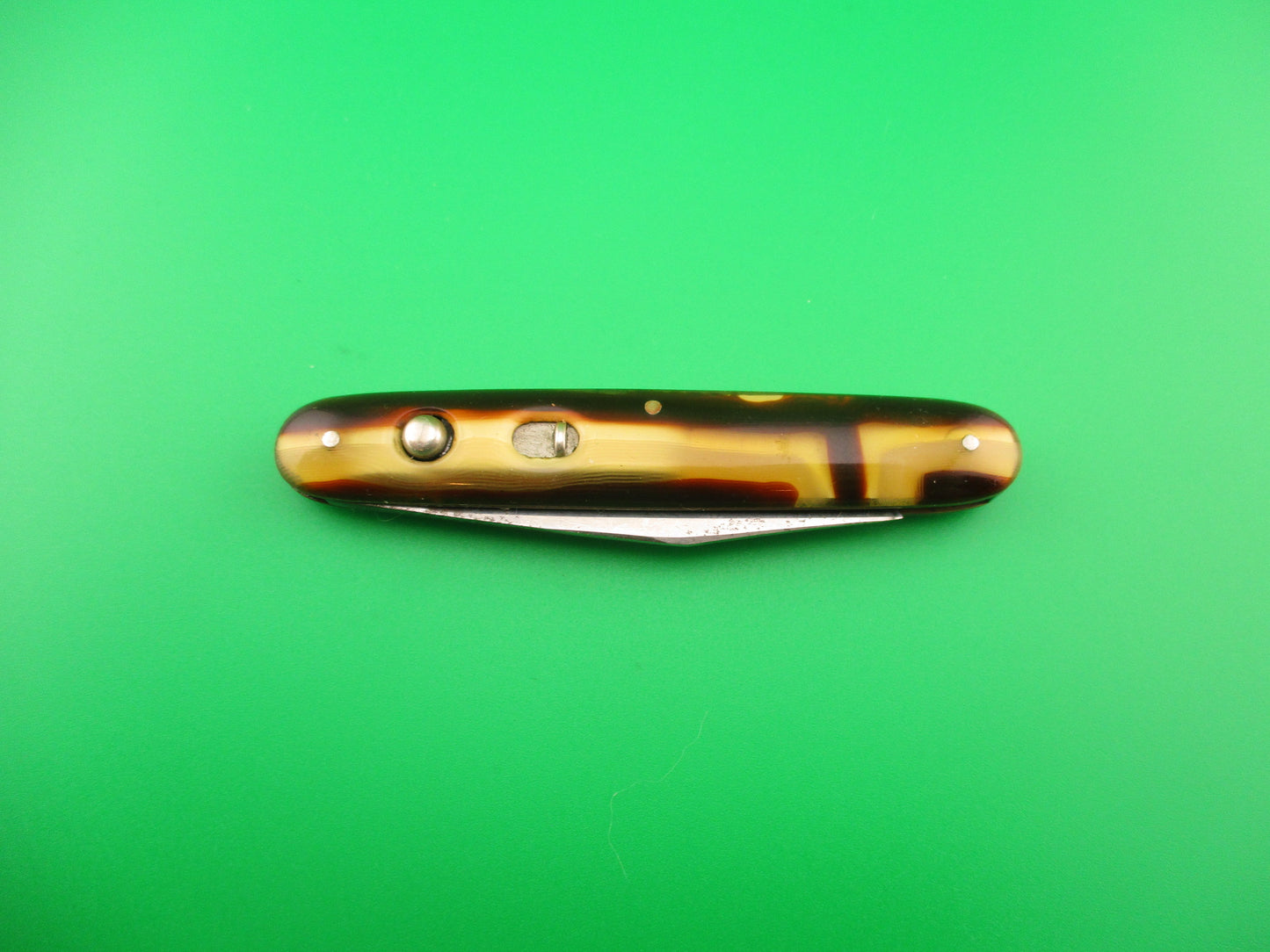LL Bean Single 3 3/8" Cigar Single Butter & Molasses switchblade & catalog