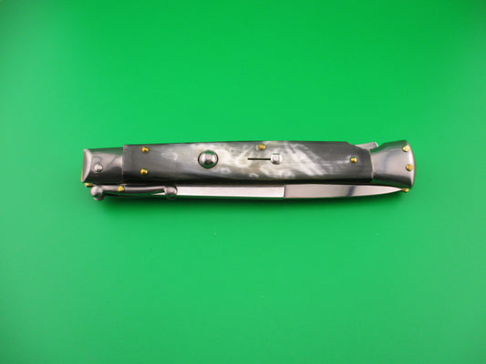 FRANK B ITALY 28cm Italian Swing Guard Brazilian horn automatic knife