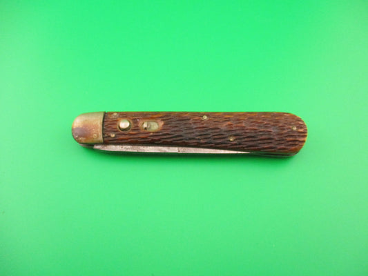 SCHRADE CUT CO 1613 3/4 Saber Grind Hunter WARNER BROS Movie Prop Knife