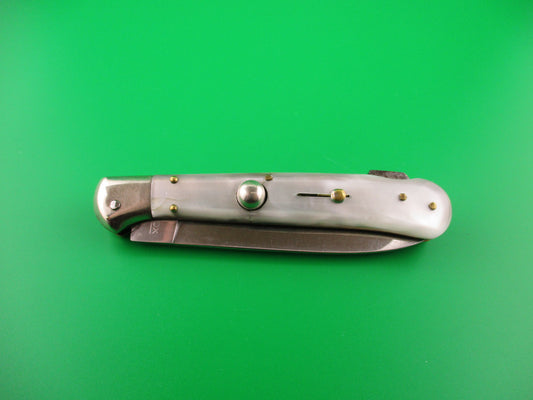 INOX 20cm Italian Birds head Humpback Pearlex vintage automatic knife