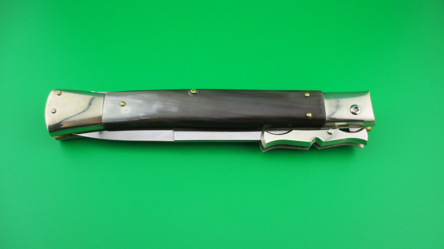 z AGA CAMPOLIN 33cm Italian Batwing Shield button automatic knife