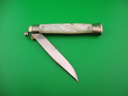 RAPID SZL ROSTFREI 25cm Italian Knob open manual Pearlex vintage knife
