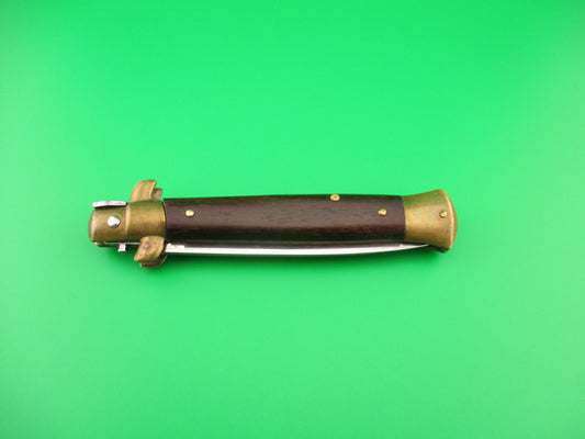STAINLESS (slant) UD96A000103 PATENT 23cm Italian Stiletto bolster release switchblade