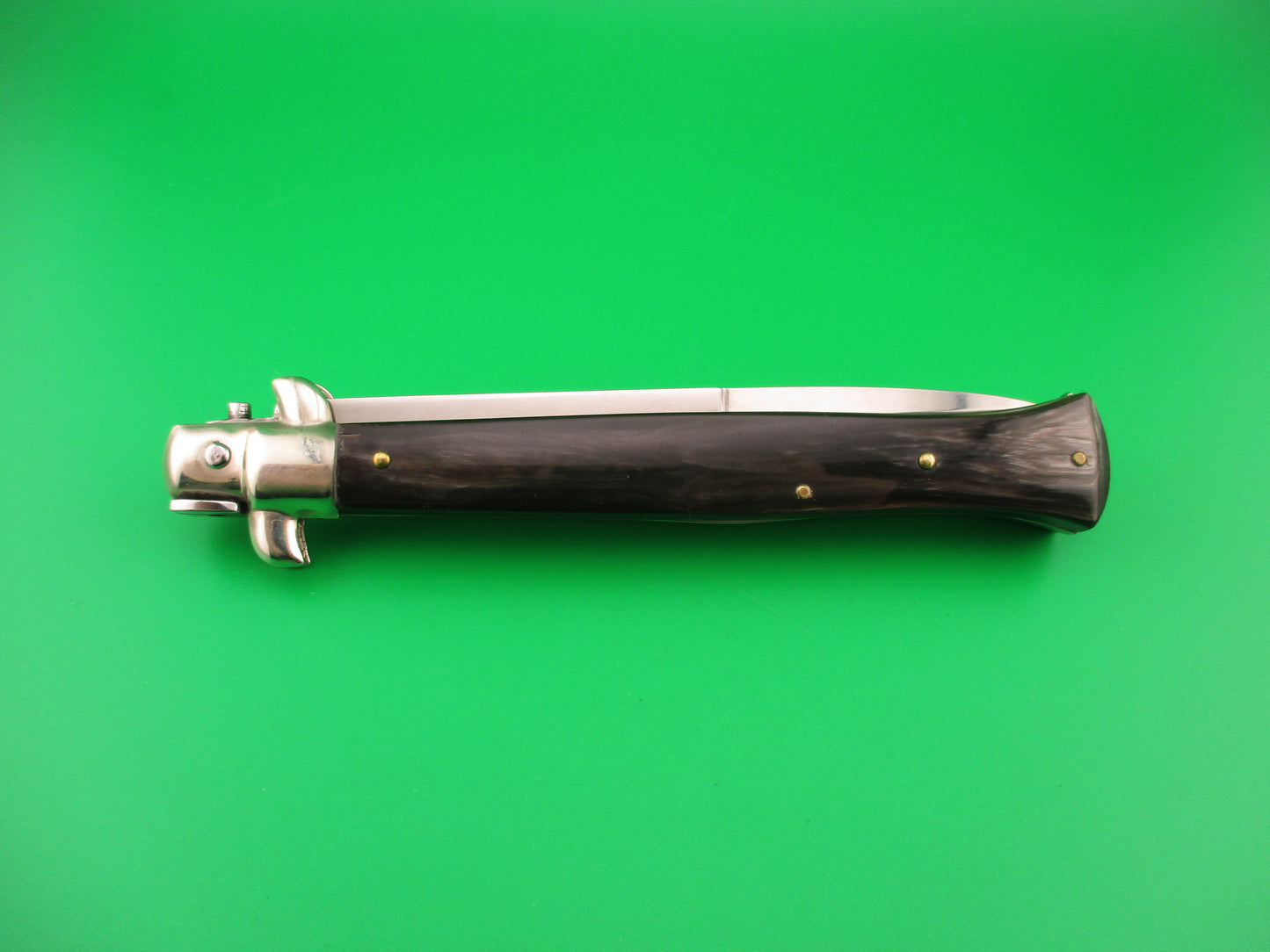 FRANK B ITALY 28cm Italian Stiletto Swivel bolster bayonet Fantail automatic knife